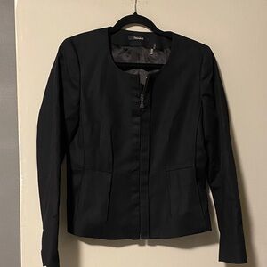 Tahari Black Blazer Elegant Suit Jacket